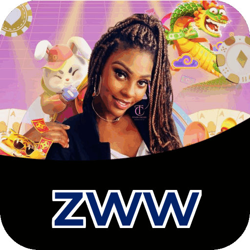 Interface do aplicativo zww mostrando jogos disponíveis no iOS e Android